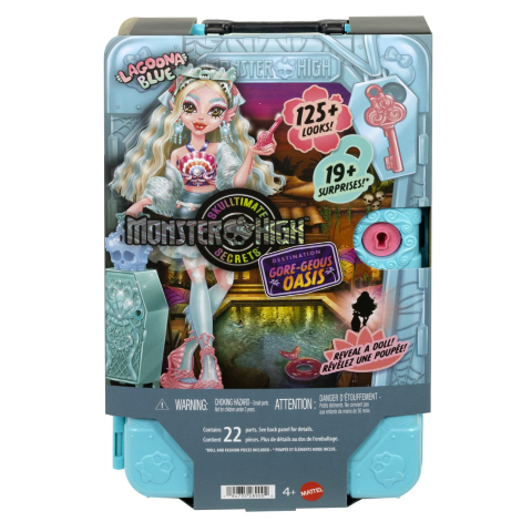 Jucării și Jocuri pentru copii - Monster high skulltimate secret papusa lagoona blue  copii varsta 4 ani - 10 ani