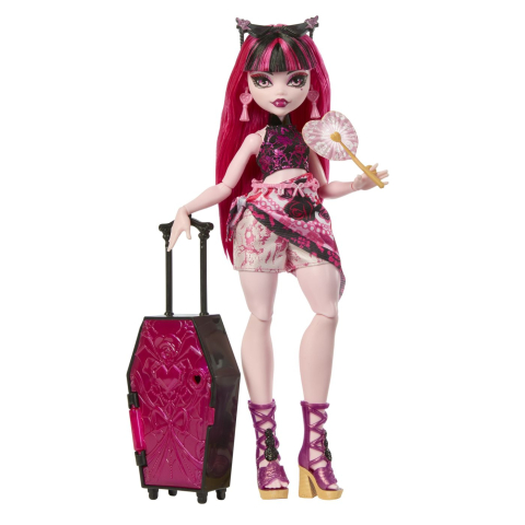 Monster high skulltimate secrets papusa draculaura cu accesorii copii varsta 4 ani - 10 ani [10]