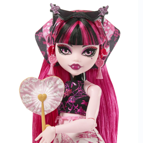 Monster high skulltimate secrets papusa draculaura cu accesorii copii varsta 4 ani - 10 ani [9]