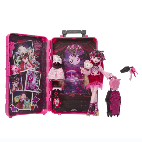 Monster high skulltimate secrets papusa draculaura cu accesorii copii varsta 4 ani - 10 ani [6]