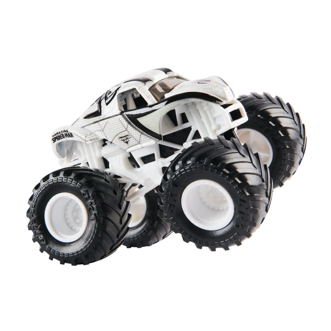 Monster jam marvel camion gigant amazing spider man rosu scara 1 la 64, copii 3 ani pana la 12 ani [3]