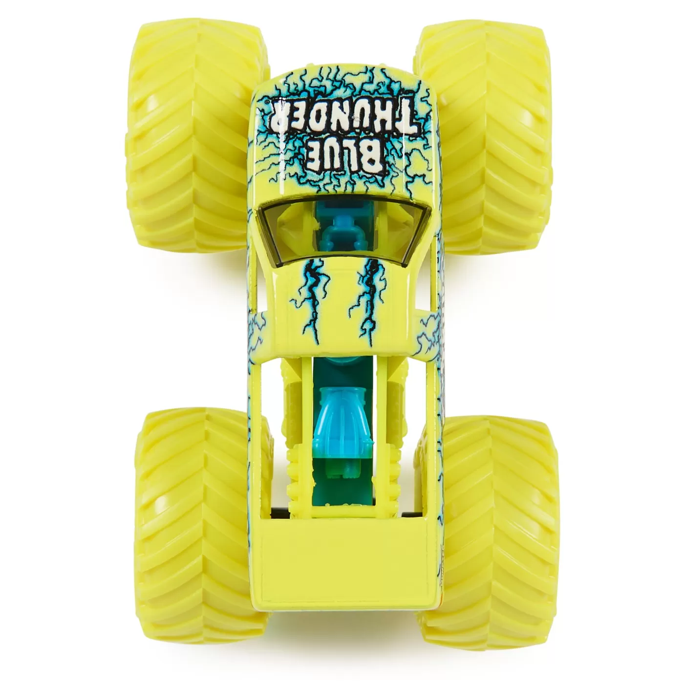 Monster jam masinuta metalica blue thunder scara 1 la 64, varsta de la 3 ani la +15 ani [6]