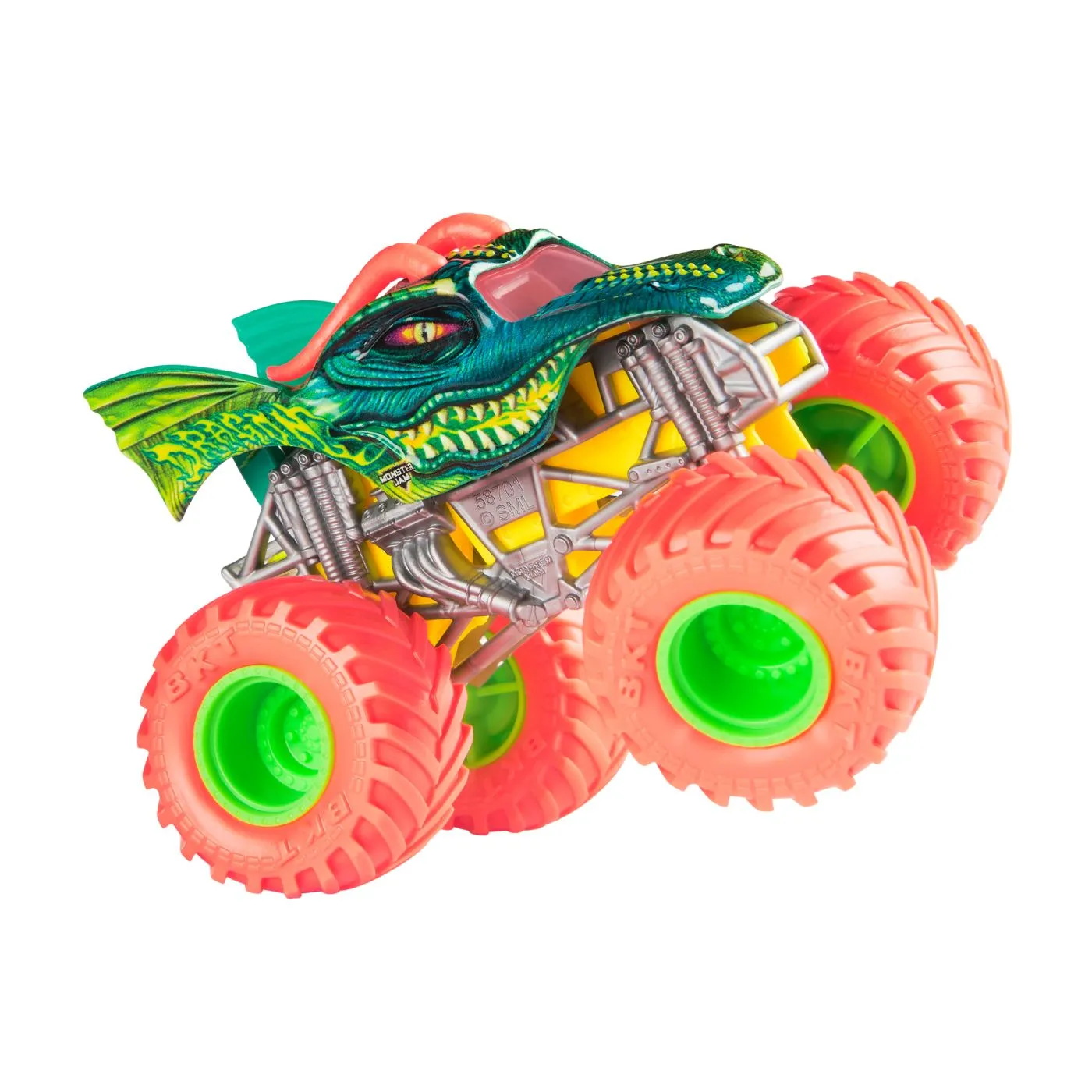 Monster jam masinuta metalica dragon scara 1 la 64, copii varsta 3 ani pana la +15 ani [4]