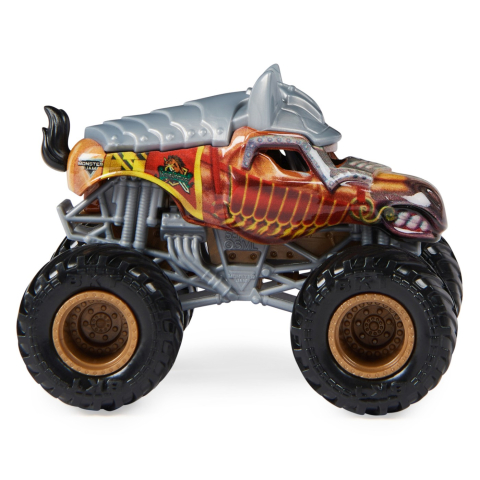 Monster jam masinuta metalica knightmare scara 1 la 64 copii cu varsta peste 3 ani [4]