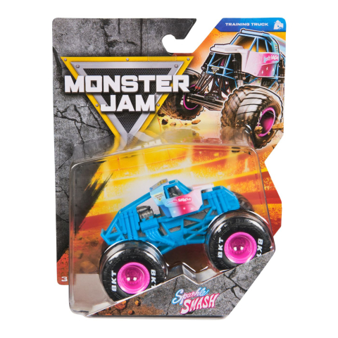 Monster jam masinuta metalica sparkle smash scara 1 la 64 [0]