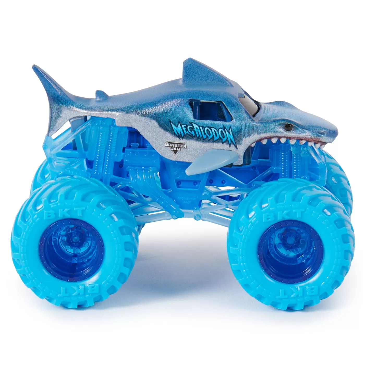 Monster jam set 2 masinute metalice megalodon si hooked scara 1:64, varsta de la 3 ani la 7 ani [2]