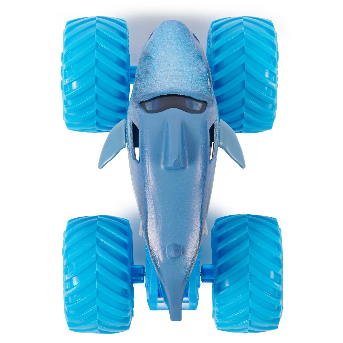 Monster jam set 2 masinute metalice megalodon si hooked scara 1:64, varsta de la 3 ani la 7 ani [6]