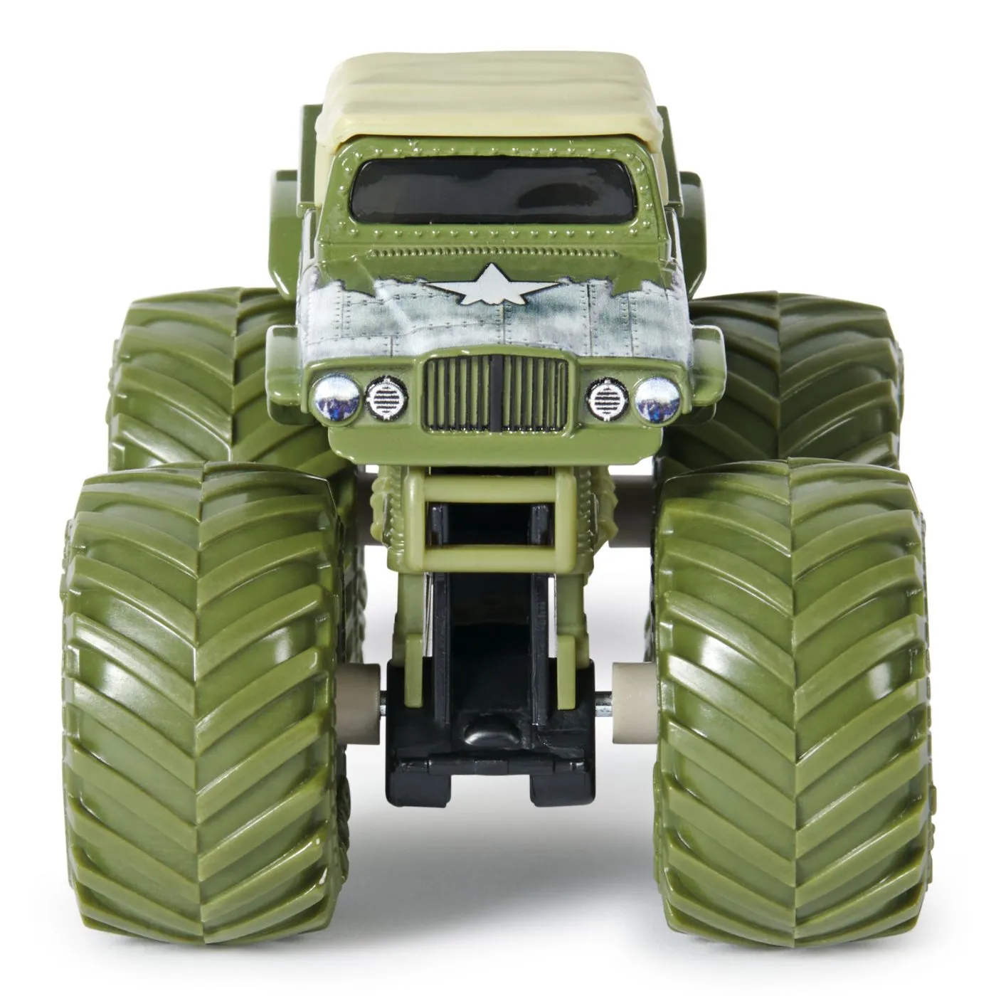 Monster jam set 2 masinute metalice shaker si soldier fortune scara 1 la 64, copii 3 ani-7 ani [2]