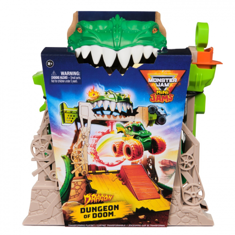 Jucării și Jocuri pentru copii - Monster jam set dragon dungeon of doom