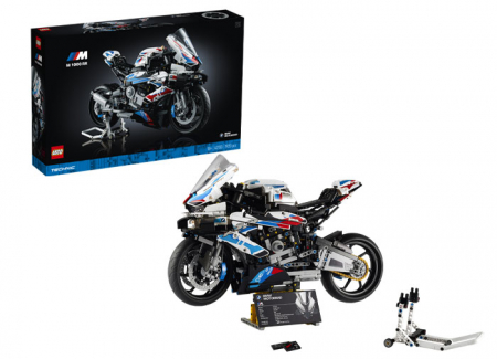 LEGO Technic - LEGO Technic: BMW M 1000 RR 42130, 18 ani+, 1920 piese, varsta de la 14 ani la +15 ani