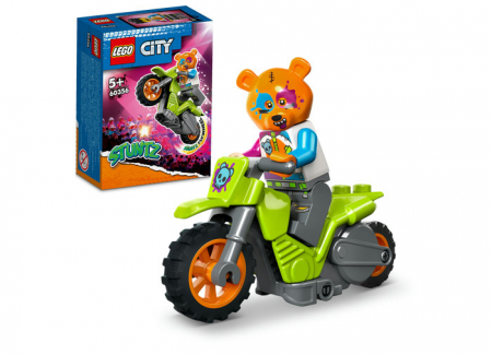 LEGO City - Motocicleta cascadorului urs, varsta de la 5 ani la 7 ani