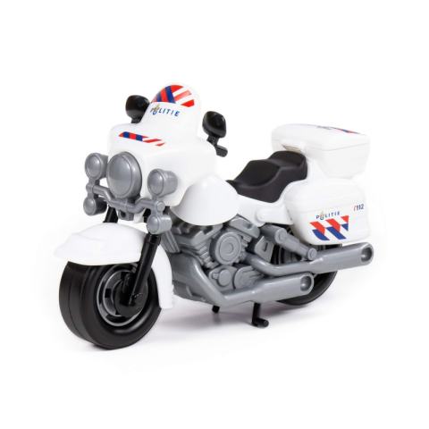 Jucării și Jocuri pentru copii - Motocicleta de politie Polesie 71323, 28cm, plastic, alb, 3+ ani