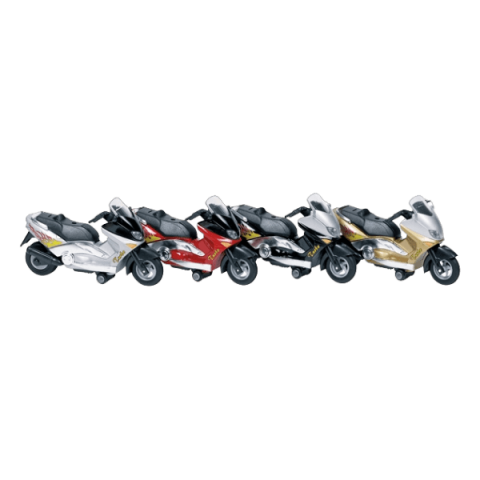 Jucării și Jocuri pentru copii - Motocicleta Die Cast cu sunete si lumini, lungime 12.5 cm