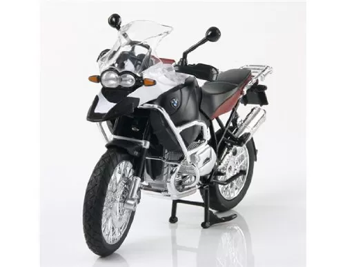 Motocicleta metalica  bmw rs1200 gs alba scara 1 la 9, copii varsta 3 ani pana la +15 ani [3]