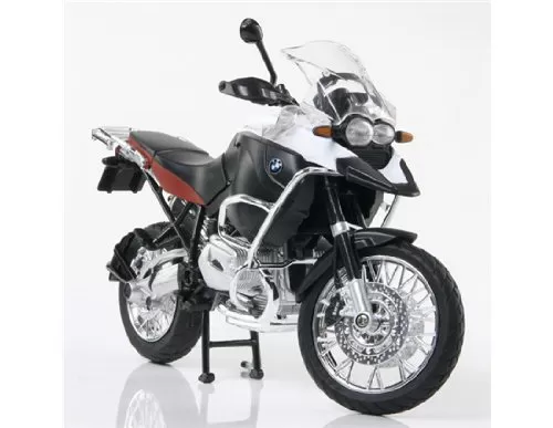 Motocicleta metalica  bmw rs1200 gs alba scara 1 la 9, copii varsta 3 ani pana la +15 ani [6]