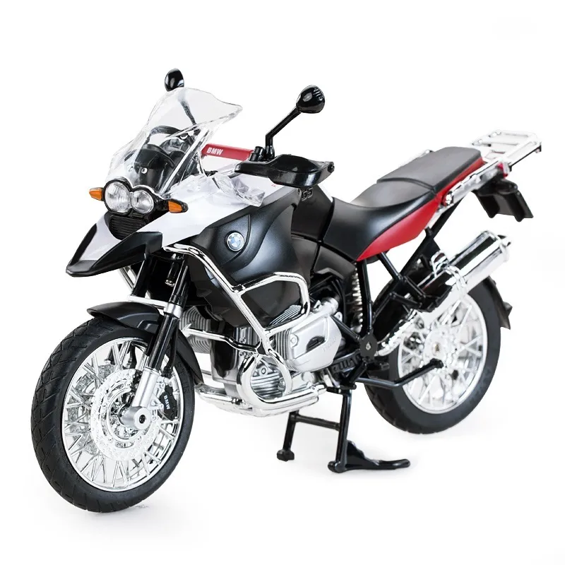 Motocicleta metalica  bmw rs1200 gs rosu scara 1 la 9, copii varsta 3 ani pana la +15 ani [1]