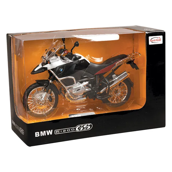 Jucării și Jocuri pentru copii - Motocicleta metalica  bmw rs1200 gs rosu scara 1 la 9, copii varsta 3 ani pana la +15 ani