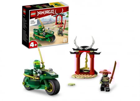 LEGO Ninjago - Motocicleta ninja a lui Lloyd, varsta de la 4 ani la 8 ani