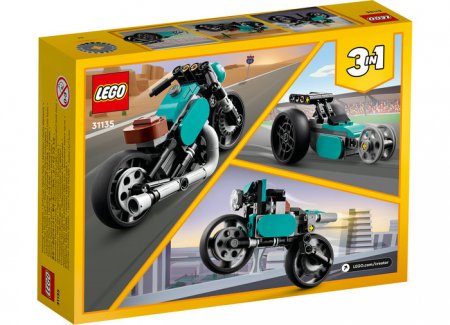 LEGO Creator: Motocicleta vintage 31135, 8 ani+, 128 piese, varsta de la 8 ani la 13 ani [5]