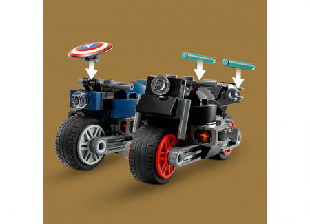 Motocicletele lui Black Widow si Captain America, varsta de la 6 ani la 12 ani [8]