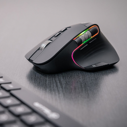 Mouse fără fir Tellur Shade, Bluetooth, Negru [2]