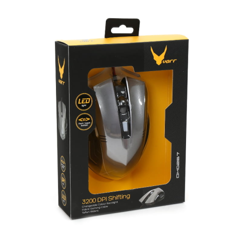 Periferice IT - Mouse optic Omega Varr Gaming OM0267 43213, 1200-3200 dpi, USB, 6 butoane, negru