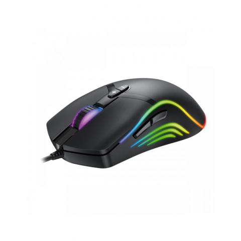 Mouse optic Omega Varr Gaming VGMB03, 1000-1600-3200-6400 dpi, USB, iluminare RGB, 7 butoane, negru [2]