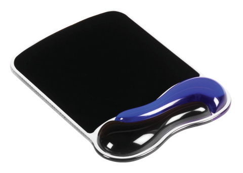 Articole pentru birou - Mouse pad albastru/negru duo gel kensington