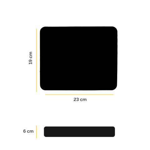 Mouse pad din poliester negru fellowes [1]