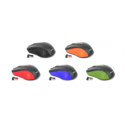 Mouse wireless Omega Ergonomic OM0419B, 1000 dpi, conector USB 2.4GHz, negru [4]
