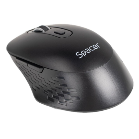 Mouse wireless Spacer SPMO-WS-BK-04, 1000-16000 dpi, conector USB 2.4GHz, negru, include 2 baterii AAA [5]