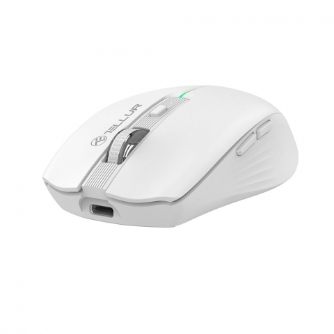 Mouse wireless Tellur, Silent Click, Alb [1]