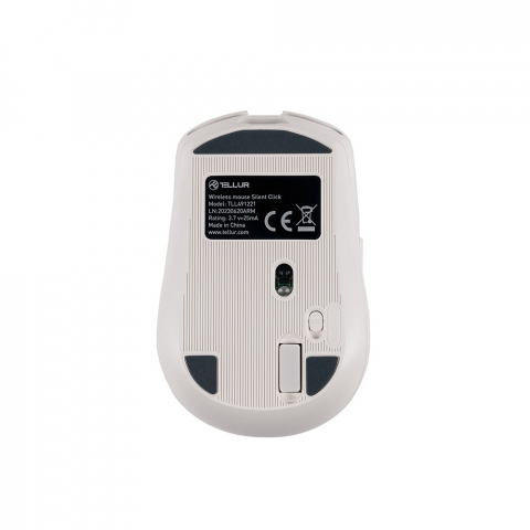 Mouse wireless Tellur, Silent Click, Alb [12]