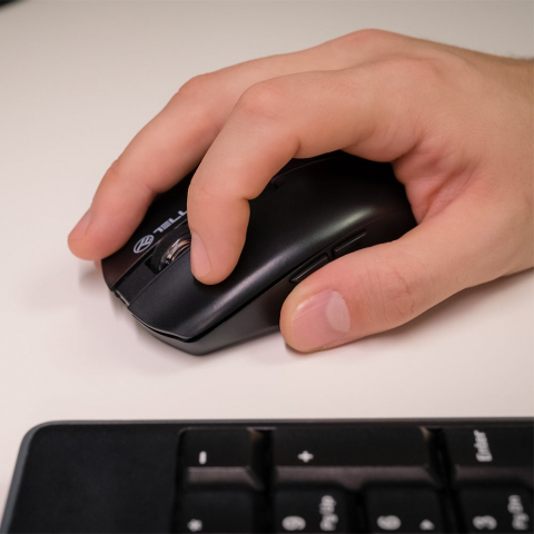Mouse wireless Tellur, Silent Click, Negru [7]