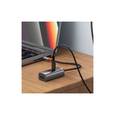 Multihub Mcdodo 2 in 1 Type-C la HDMI 8K PD100W Ultra HD Grey [3]
