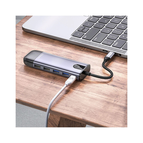 Multihub Type-C Mcdodo 10 in 1 Grey [1]