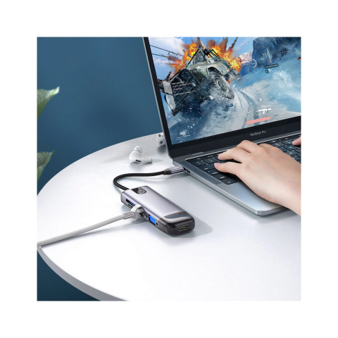 Multihub Type-C Mcdodo 10 in 1 Grey [2]