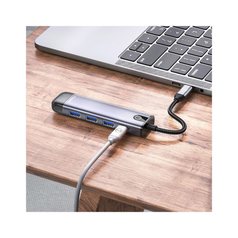 Multihub Type-C Mcdodo 5 in 1 Grey [1]