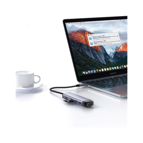 Multihub Type-C Mcdodo 6 in 1 Grey [1]
