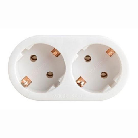 Jucării și Jocuri pentru copii - Multistecker bachmann, 2 prize, putere maxima: 3600w, tensiune alimentare: 230v, amperaj: 16a, culoare alba