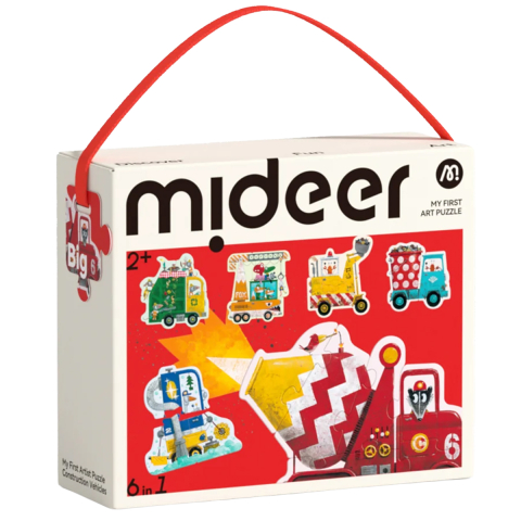 Jucării și Jocuri pentru copii - My First Artist Puzzle - Construction vehicles