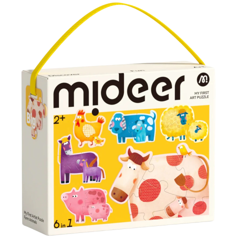 Jucării și Jocuri pentru copii - My First Artist Puzzle - Farm animals