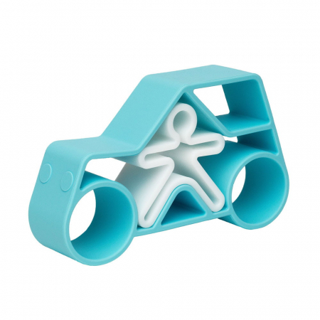 Jucării Montessori si Activități - My First Car, joc senzorial, nordic colors, Dena, 0-5 ani