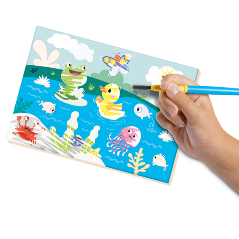 My first - Coloreaza cu apa animale ascunse, copii varsta 1 an+ [1]