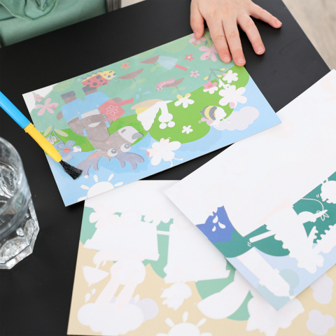 My first - Coloreaza cu apa animale ascunse set mare, copii varsta 1 an+ [3]