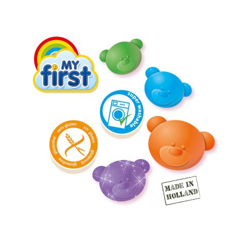 My first - Plastilina 4 x 90 gr, copii varsta 1 an+ [2]