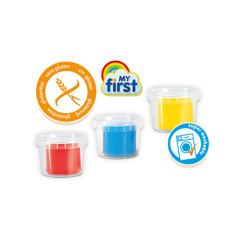 My first - Plastilina cu instrumente 3 x 90 gr, copii varsta 1 an+ [8]