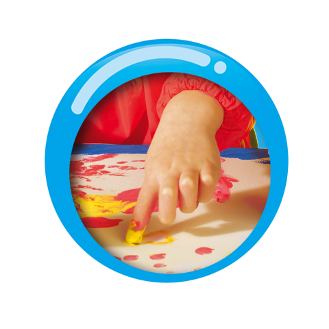 My first - Set acuarele pentru degete 4 x 145 ml, copii varsta 1 an+,5 ani+ [2]