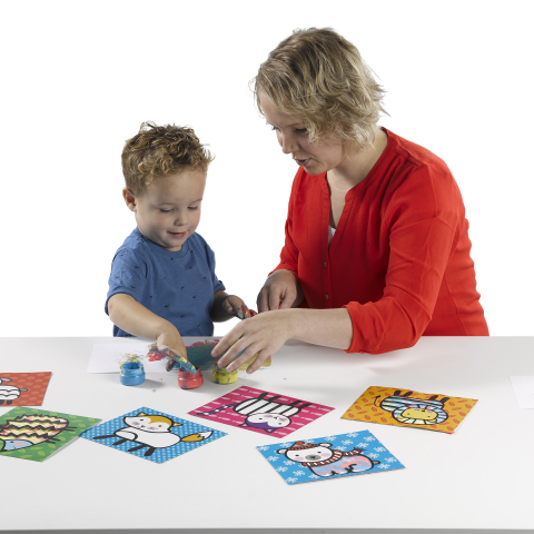 My first - Set acuarele pentru degetele si carduri, copii varsta 1 an+,3 ani+ [10]