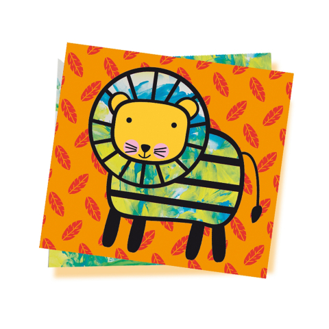 My first - Set acuarele pentru degetele si carduri, copii varsta 1 an+,3 ani+ [16]